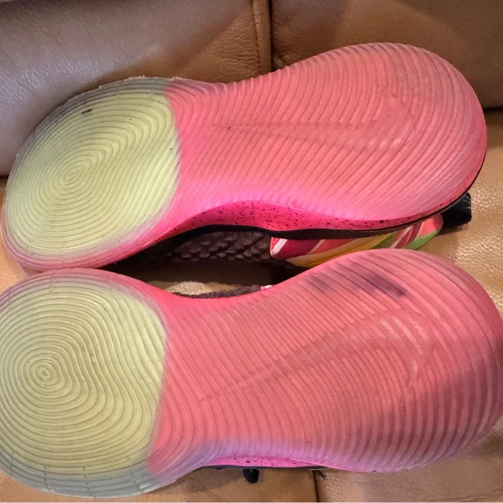 Nike Men’s Library of Bounce basketball pink, black High-Top Sneakers Sz 12 - Picture 9 of 10